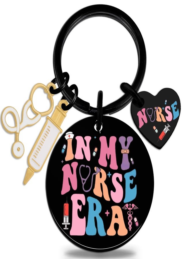 igvean Nurse Keychain Funny Nurses Day Gift for Women Birthday Christmas Graduation Gifts for Nurses Students Purse Wallet Keys Charm Prayer Inspirational Key Ring Nurse Practitioner Presents - Image 1